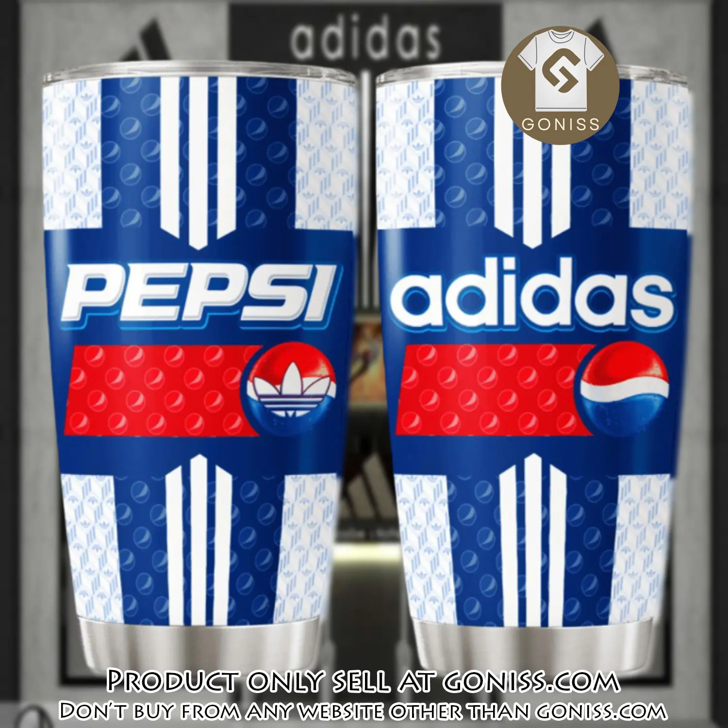 Adidas pepsi stainless steel tumbler 20oz30oz gn0609504